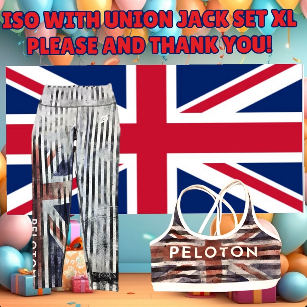 Hi! ISO the Peloton x WITH set in XL. Please and thank you!!💙❤️